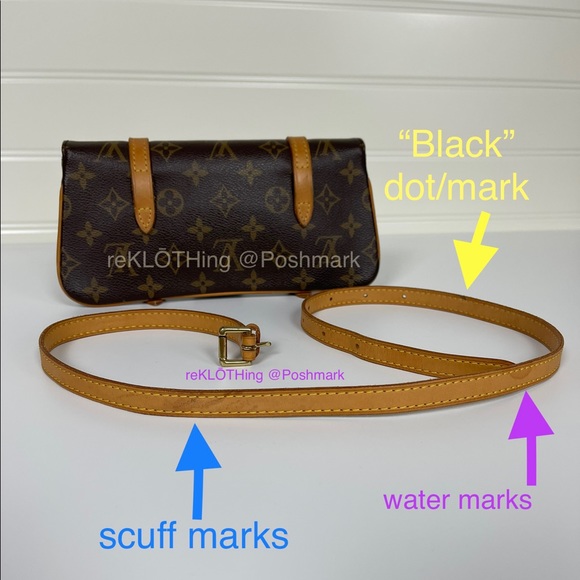 Louis Vuitton POCHETTE MARELLE Waist Bum Bag M10015 Monogram LV - EUC fanny - Picture 4 of 17
